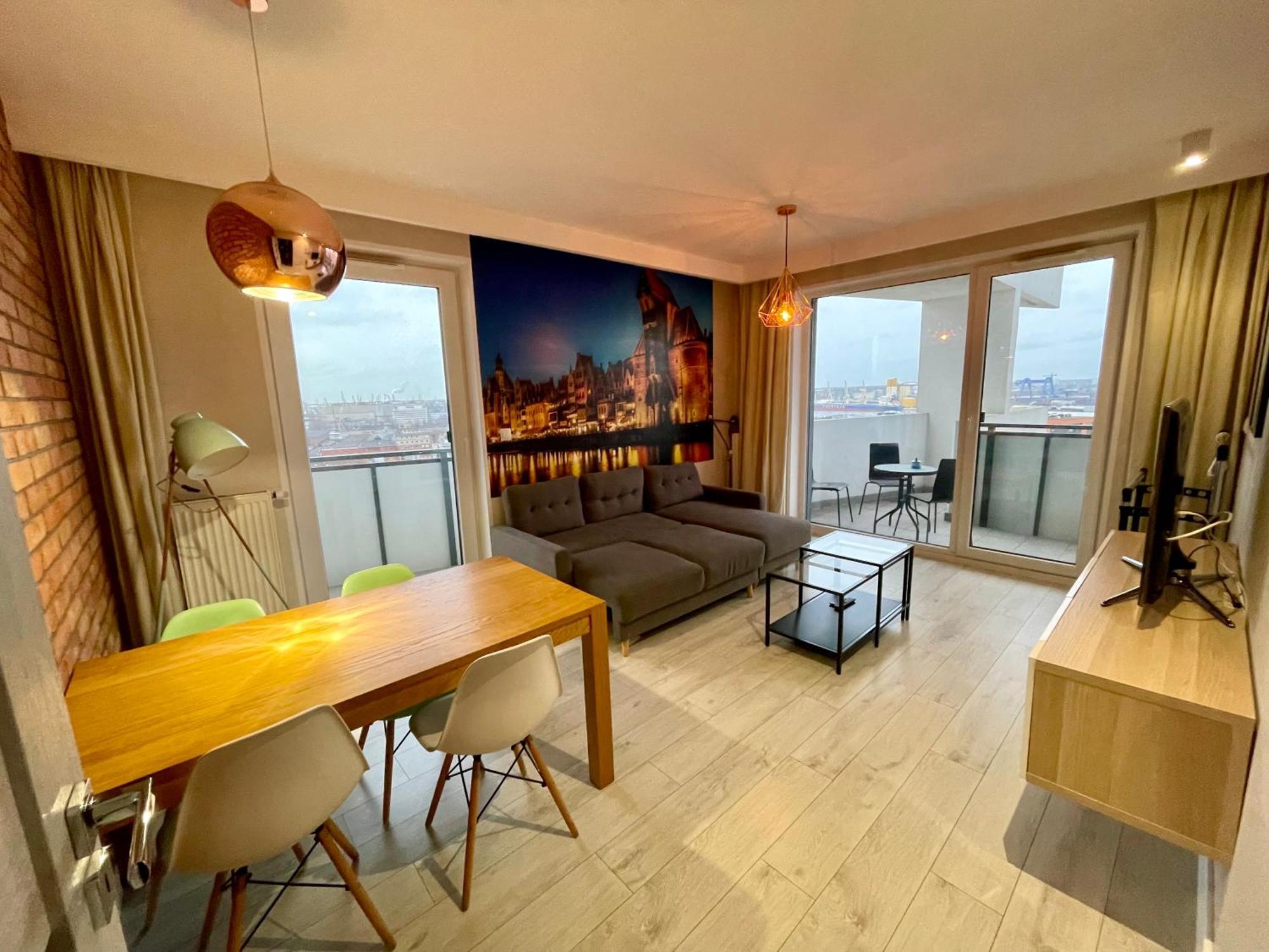 Bastion Walowa - Luxury Apartment With Beautiful View Gdansk Exterior photo